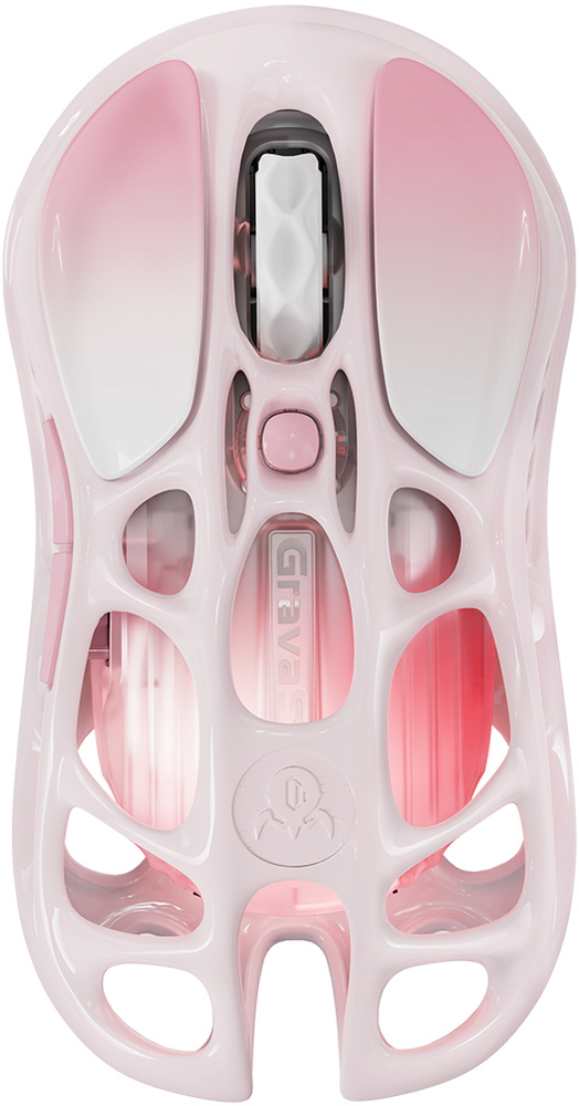 Игровая мышь GravaStar Mercury M1 Pro BT/WL/USB-A RGB Sakura Pink (GRAVASTARM1PRO_PNK) фото 1