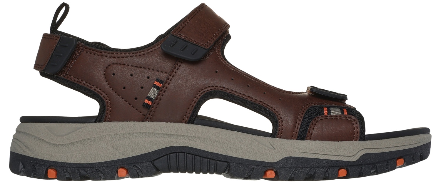 Сандалі чоловічі Skechers Prewitt 205139 BRBK 41 (8 US) коричневі