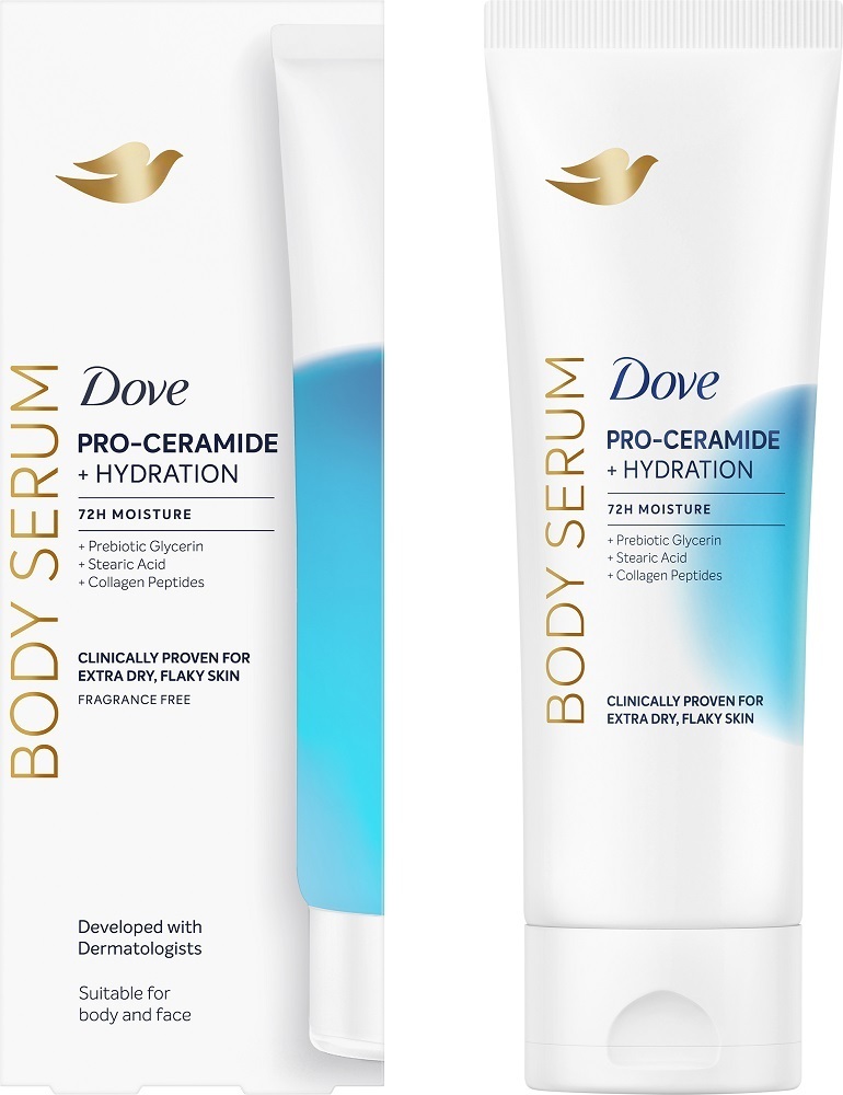 Сыворотка для тела Dove Body Serum Pro-Ceramide + Repair для экстра сухой кожи с процерамидами 200 мл фото 1