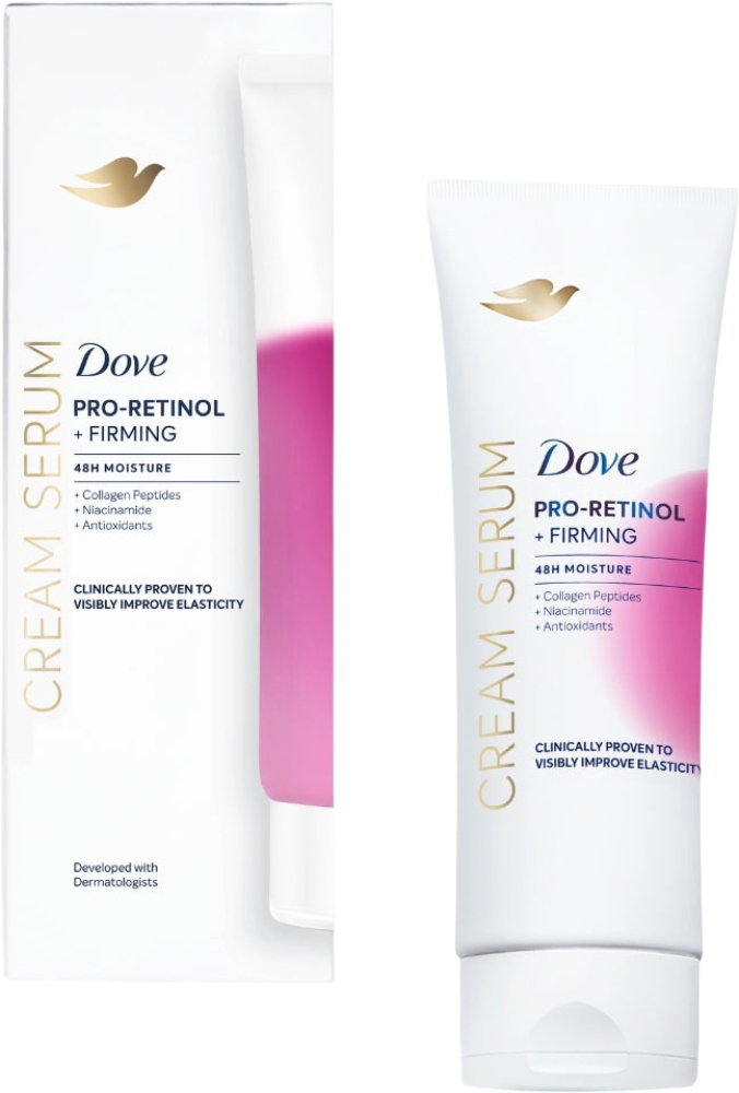 Сыворотка для тела Dove Cream Serum Pro-Retinol + Firming 48H Moisture для эластичности кожи с ретинолом 200 мл фото 1