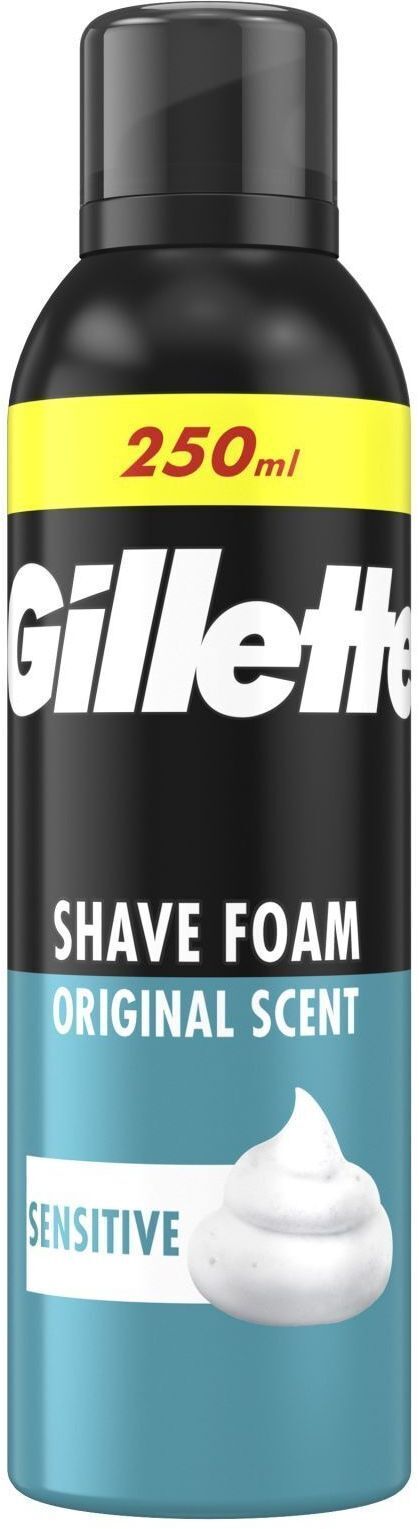 Пена для бритья Gillette Classic Original Sensitive 250 мл фото 1