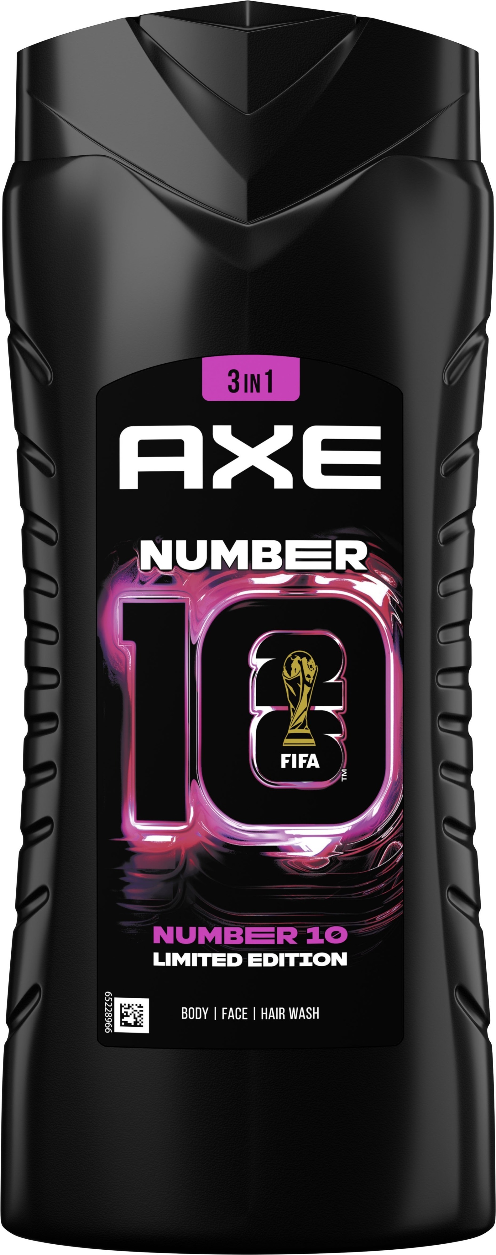 Гель для душа и шампунь 3в1 Axe Number 10 FIFA 400 мл фото 1