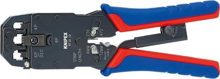 Клещи обжимные KNIPEX Western, для обжима наконечников 200мм (97-51-12) фото 1