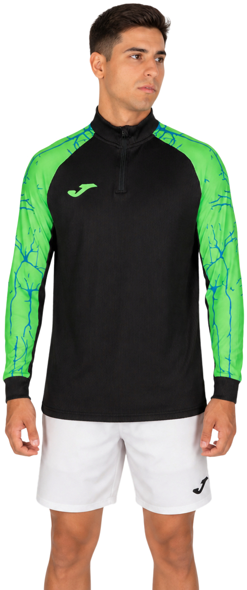 Кофта спортивна чоловіча JOMA Elite IX 102756.117 M чорно-зелена