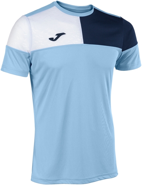 

Футболка детская JOMA Crew V 103084.353 6XS голубая