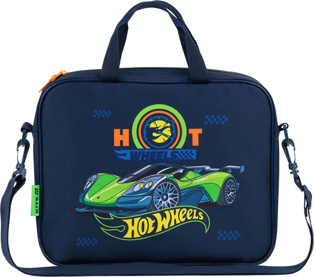≡ Шкільна текстильна сумка Kite Hot Wheels HW26-589 – купити в