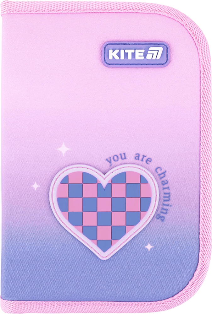 Пенал без наповнення Kite Charming K26-621-1 1 відділення 1 відворотфото1