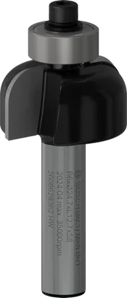 Фреза галтельна профільна Е Bosch Professional Std S8 R6 D24.7 L13 (2.608.628.362) фото1