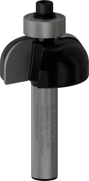 Фреза галтельна профільна Е Bosch Professional Std S8 R8 D28.7 L13 (2.608.628.363)фото1