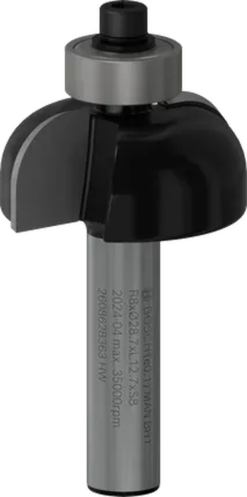Фреза галтельна профільна Е Bosch Professional Std S8 R8 D28.7 L13 (2.608.628.363) фото1