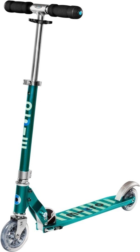 Самокат Micro серии Sprite LED – Бензин (до 100 kg, двухколесный, свет) фото 1