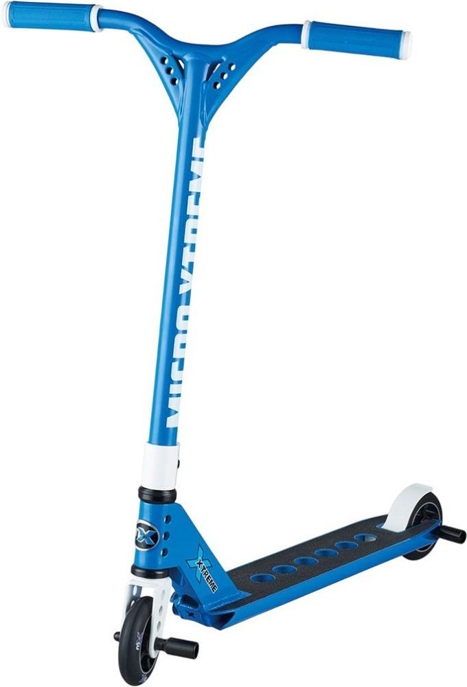 Самокат Micro серії Trixx & Ramp - Синій (до 100 kg, двоколісний, алюмін.)фото1