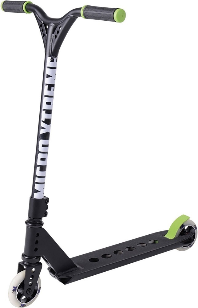 Самокат Micro серии Trixx&Ramp - Черный (до 100 kg, двухколесный, алюмин.) фото 1