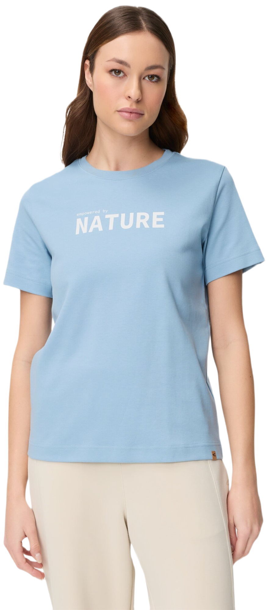 Футболка женская Camel Active T-shirts 1/2 sleeves 309694-7T73-83 XS голубая фото 1