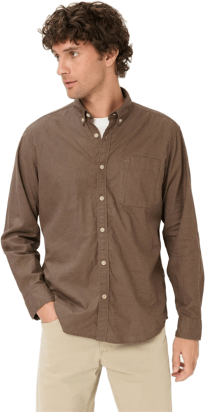 Рубашка мужская Camel Active Shirts 1/1 sleeves 409116-7S16-26 M коричневая фото 