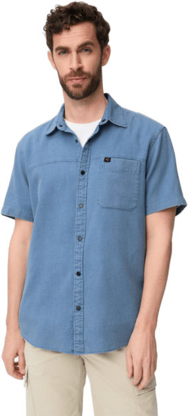 Сорочка чоловіча Camel Active Shirts 1/2 sleeves 409266-7S66-42 XL блакитнафото