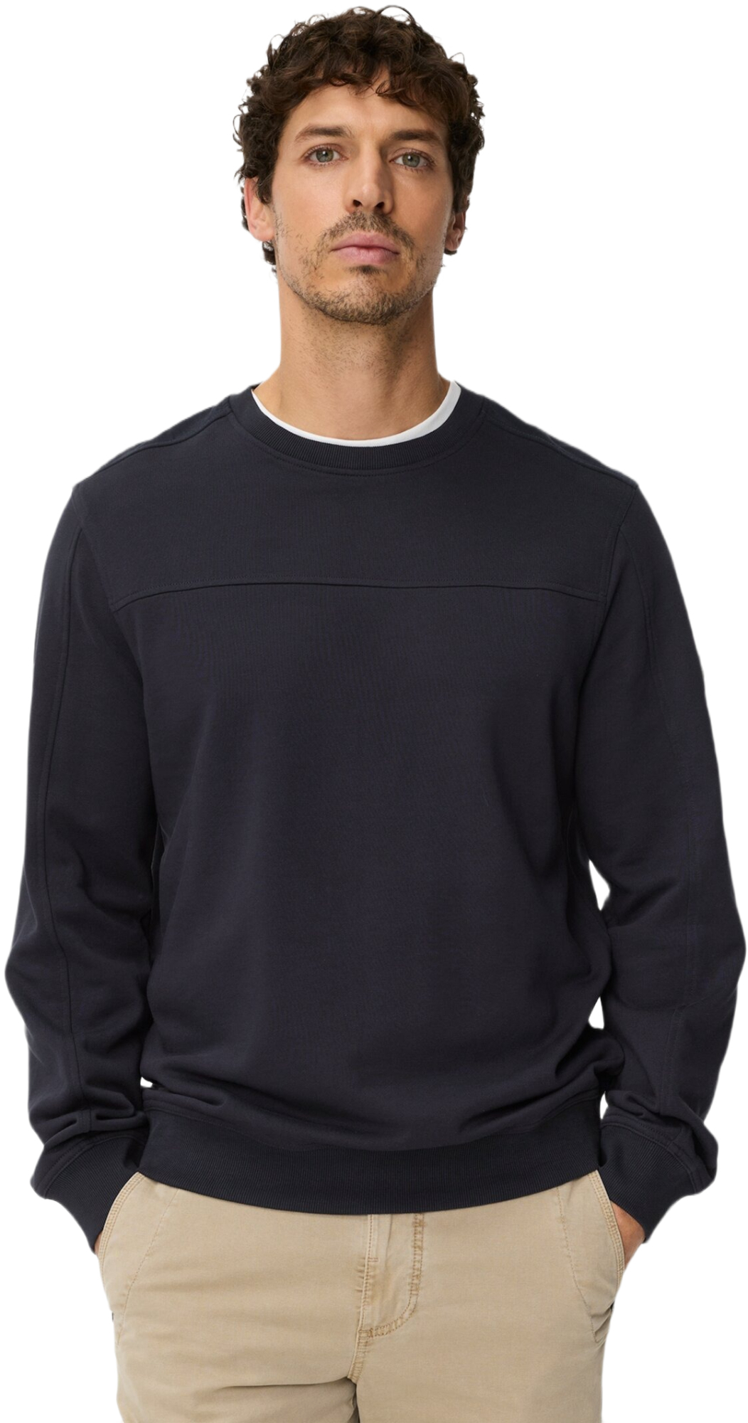 Світшот чоловічий Camel Active Sweatshirts 409400-7W02-48 S темно-синійфото1