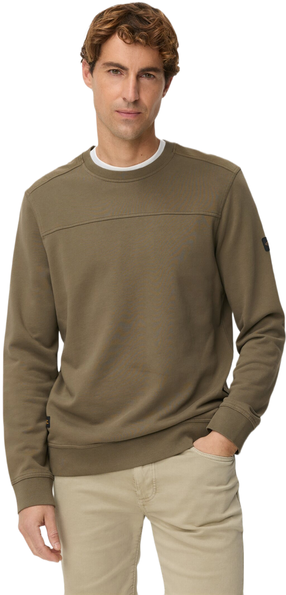 Свитшот мужской Camel Active Sweatshirts 409400-7W04-35 XL оливковый фото 1
