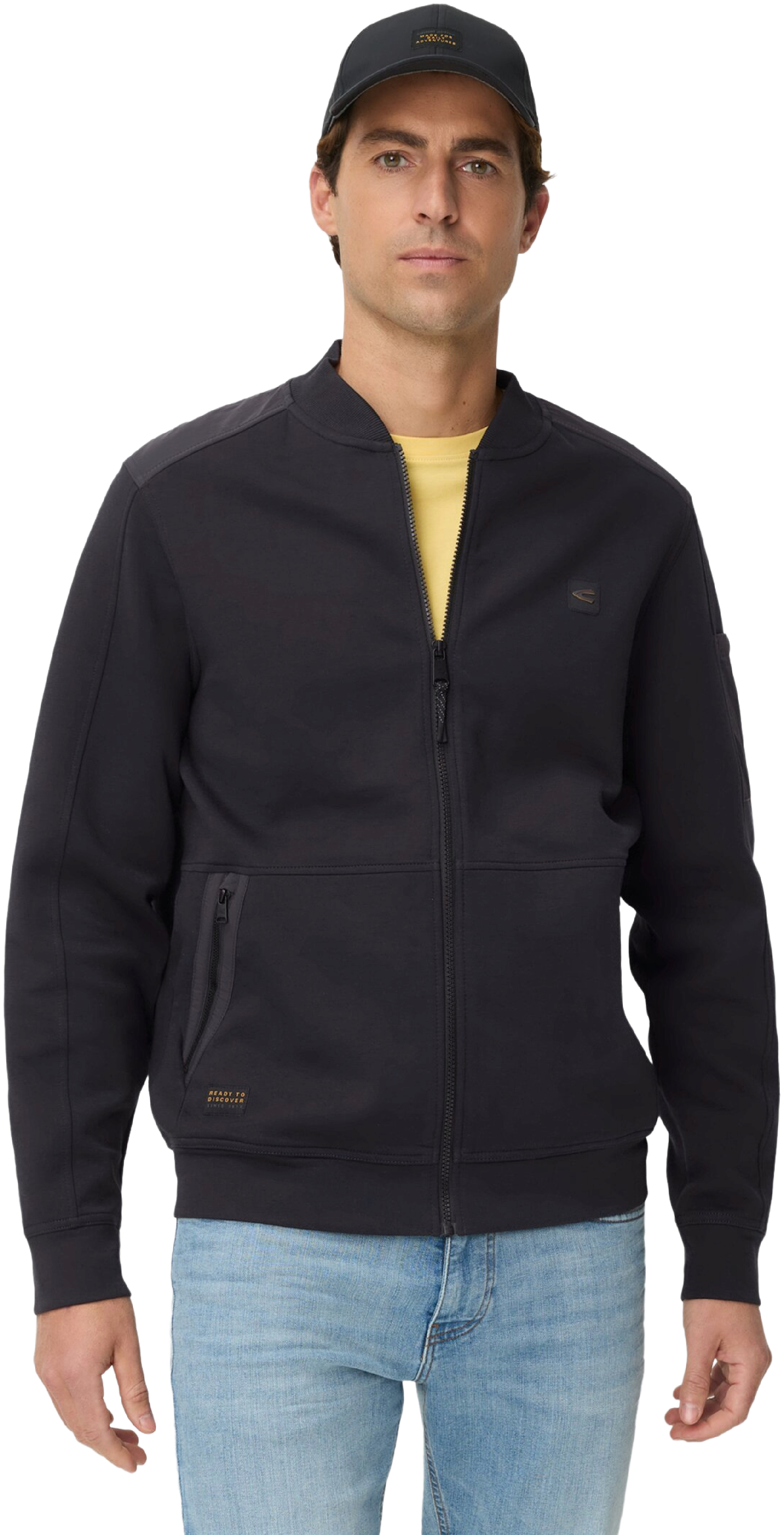 Толстовка чоловіча Camel Active Sweatjackets 409408-7W27-48 L темно-синяфото1