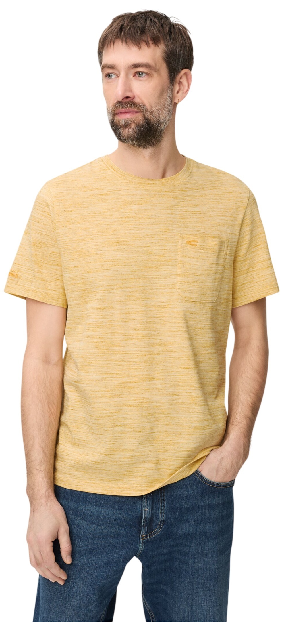 Футболка чоловіча Camel Active T-shirts 1/2 sleeves 409700-7T24-64 L жовтафото1
