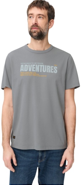 Футболка чоловіча Camel Active T-shirts 1/2 sleeves 409700-7T27-45 L сірафото