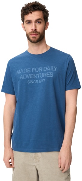 

Футболка мужская Camel Active T-shirts 1/2 sleeves 409700-7T54-44 S темно-синяя