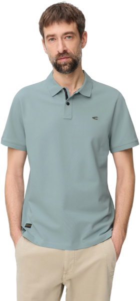 Поло чоловіче Camel Active Polos 1/2 sleeves 409920-7P01-43 2XL блакитнефото