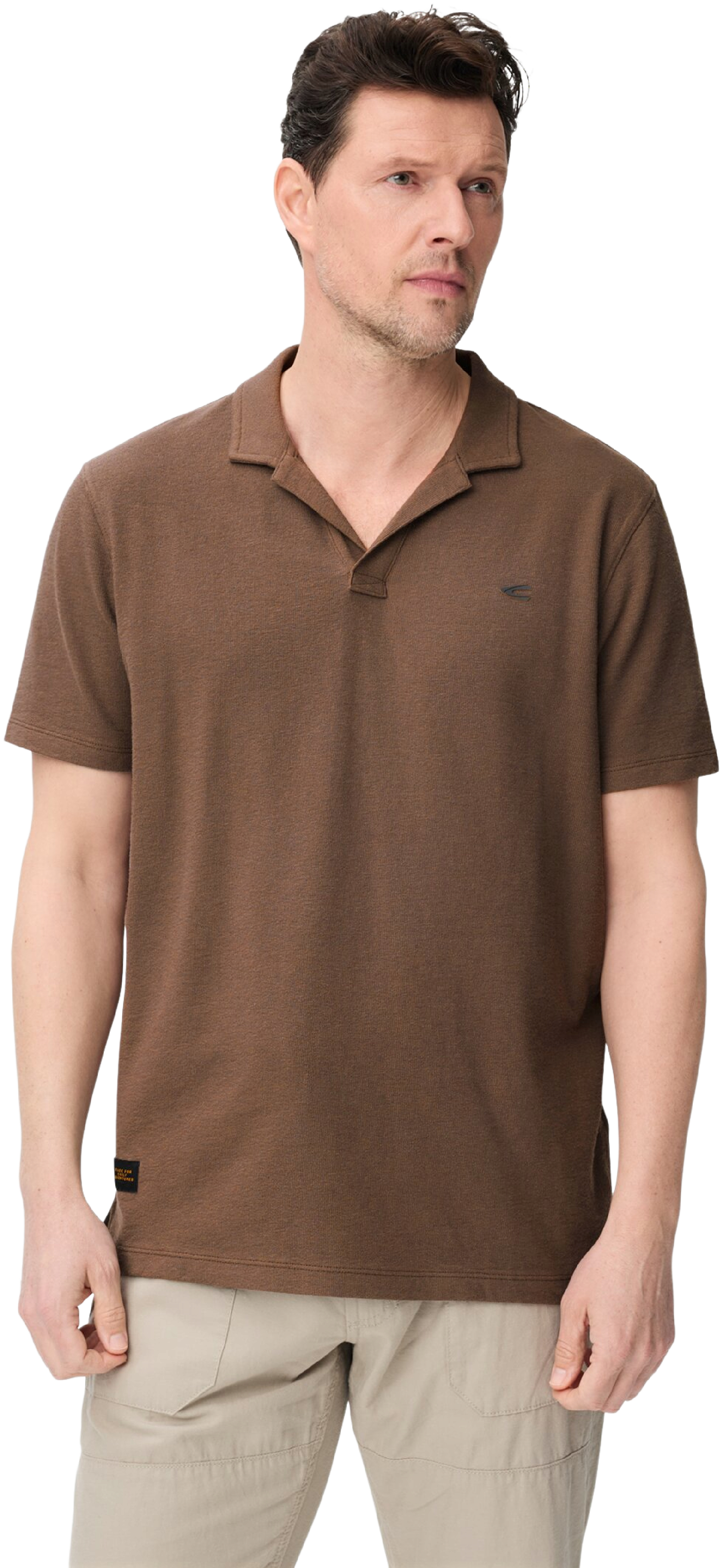 Поло мужское Camel Active Polos 1/2 sleeves 409920-7P60-26 XL коричневое фото 1