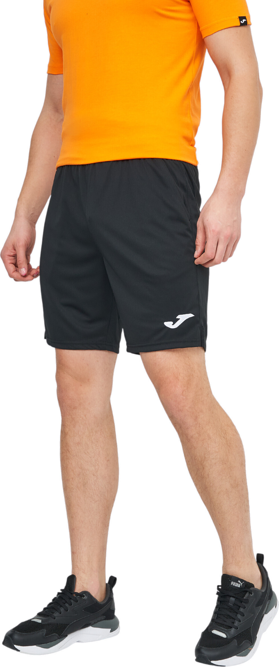 Спортивные шорты мужские JOMA Drive 100438.100 XL черные фото 1