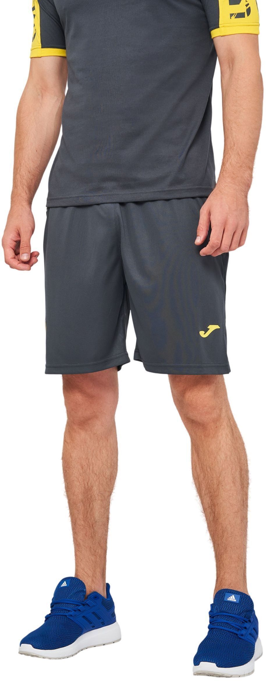 Спортивные шорты мужские JOMA Football Ukraine AT102369B150 S антрацитовые фото 1