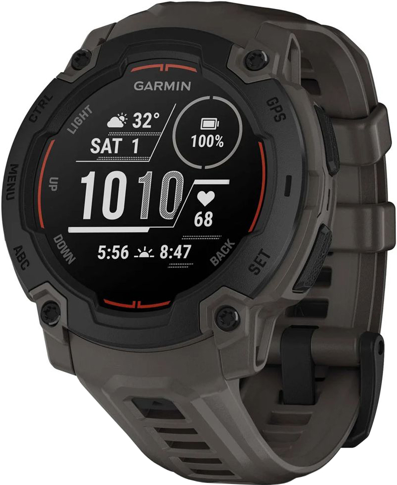 Смарт-часы Garmin Instinct E 45 mm Black Bezel with Charcoal Band (010-02933-00) фото 1