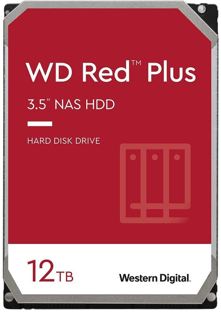 Жесткий диск WD 12TB 3.5" 7200 512MB SATA Red Plus NAS (WD120EFGX) фото 1