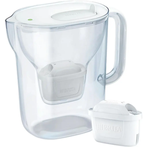 

Фильтр-кувшин Brita Style Essential Mxpro 2.4л (1.4л очищенной воды) с картриджем, белый (1058040)