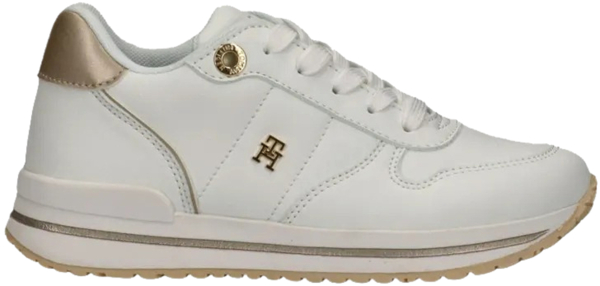Кроссовки для девочек Tommy Hilfiger Low Cut Lace-Up Sneaker T3A9-34271-1355X048 39 белые фото