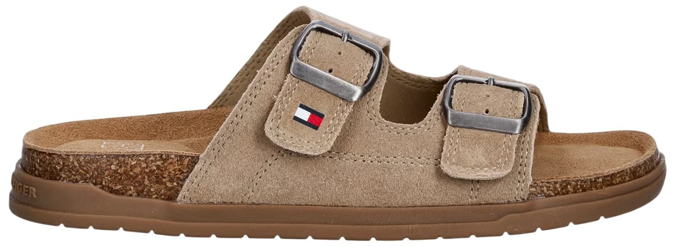 Шльопанці Tommy Hilfiger Sandal Sand T3X2-34396-1899503 35 коричневіфото1
