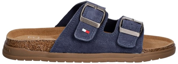 Шльопанці Tommy Hilfiger Sandal Denim T3X2-34396-1899806 41 темно-синіфото