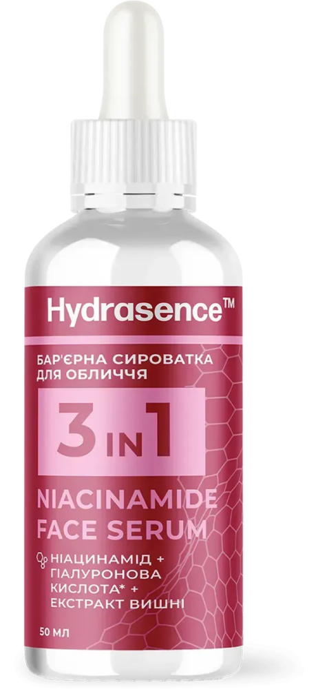 Барьерная сыворотка для лица Hydrasence с ниацинамидом 50 мл фото 1