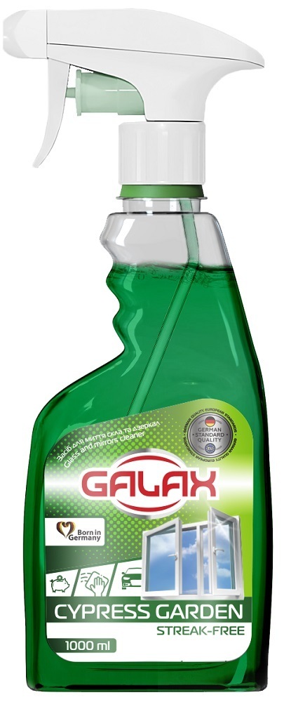 Засіб Galax для миття скла та дзеркал Кипарисовий сад 1 лфото1