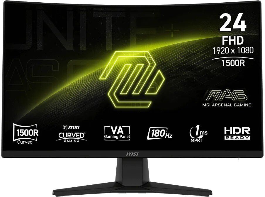 Монитор 23.6" MSI MAG 242C (9S6-3BC31T-009) фото 1
