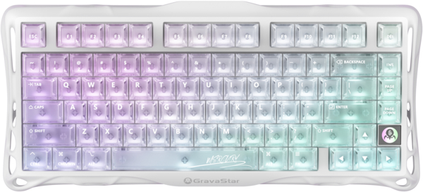 

Клавиатура GravaStar Mercury K1 Lite 80keys Crystal Aurora (GSK1LITE_XTAL_AUROA)