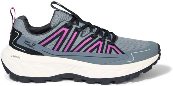 

Кроссовки женские Jack Wolfskin Wild Hike Low W A65582_F0304 38 (5 UK) серые/розовые