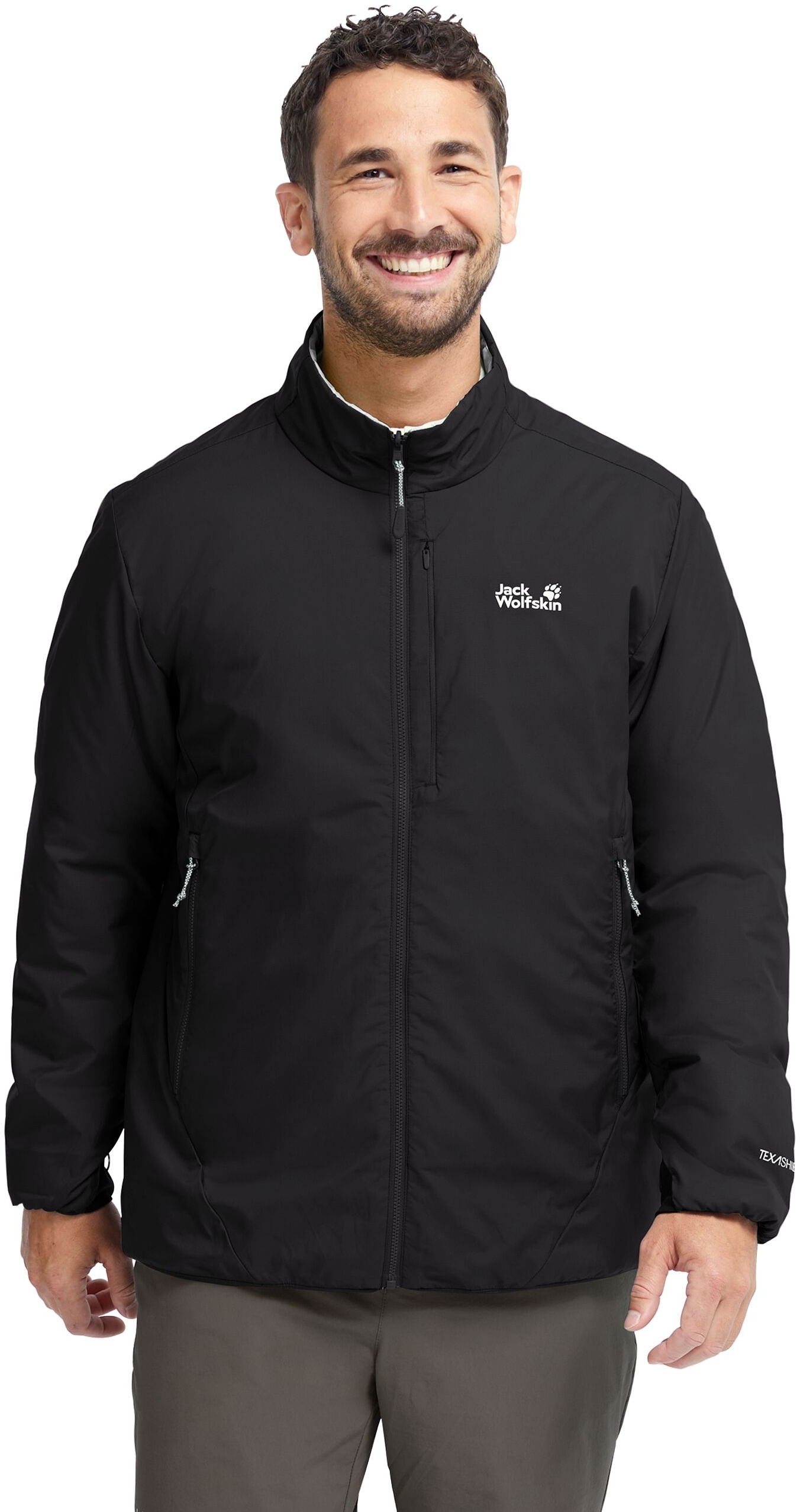 Куртка мужская Jack Wolfskin Trail Light Ins 2In1 Jkt M A65867_6000 M черная фото1