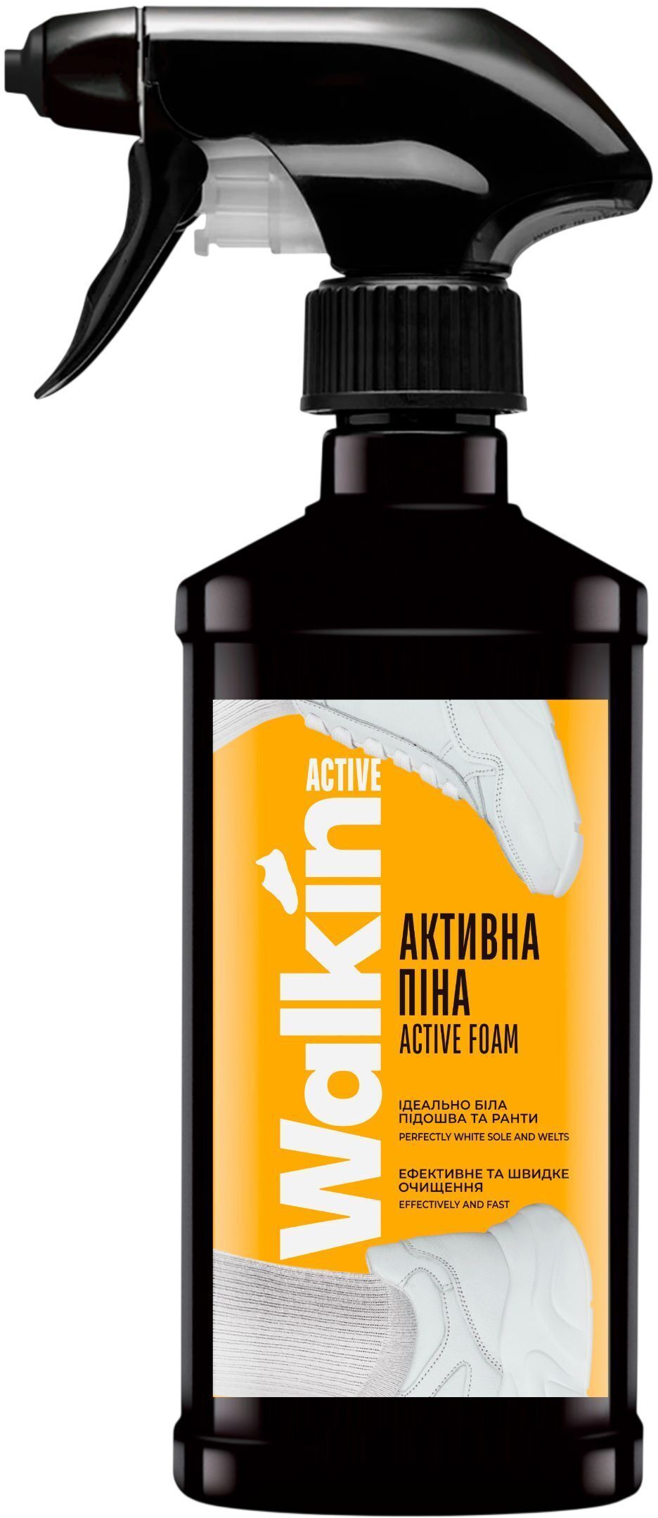 Активна піна Walkin Active для очищення білого взуття, підошов, рантів 200 млфото1