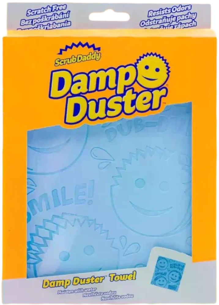 Салфетка для уборки пыли Scrub Daddy Dump Duster микс желтый/розовый/голубой фото 1