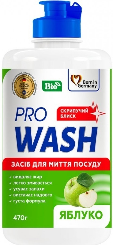 Средство для мытья посуды ProWash Спелое яблоко 470 г фото 1