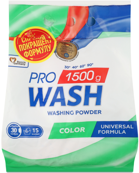 

Порошок для стирки ProWash Color 1500 г