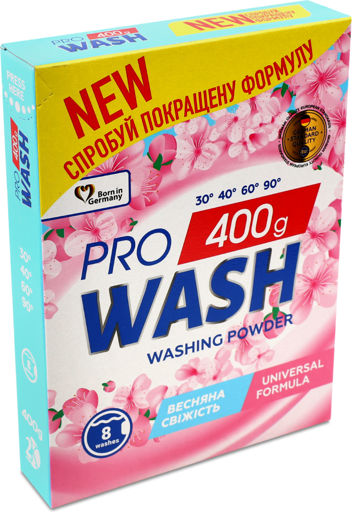 Порошок для прання ProWash універсальний веснянна свіжість 400 гфото1