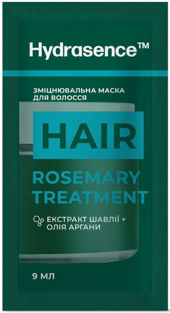 Маска для волосся Hydrasence Зміцнювальна з розмарином 9 млфото1