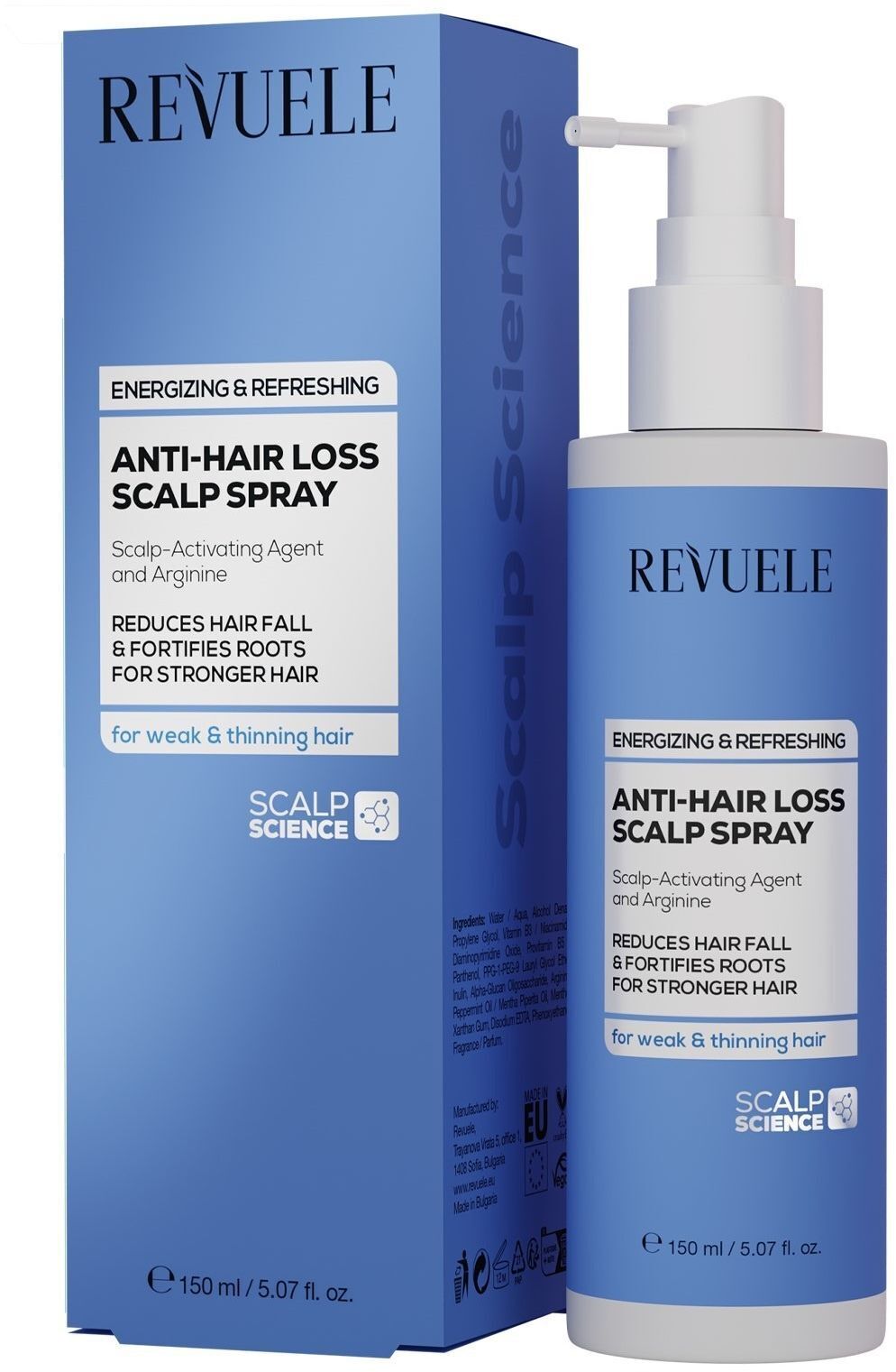 Спрей для кожи головы Revuele Anti-Hair Loss против выпадения волос 150 мл фото 1