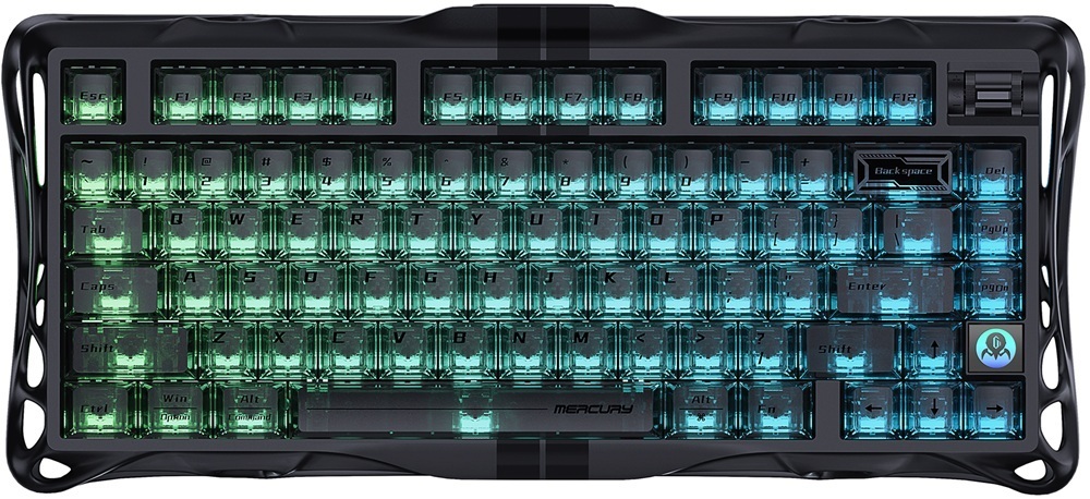 Клавиатура GravaStar Mercury V75 Magnetic Jade Pro Stealth Black